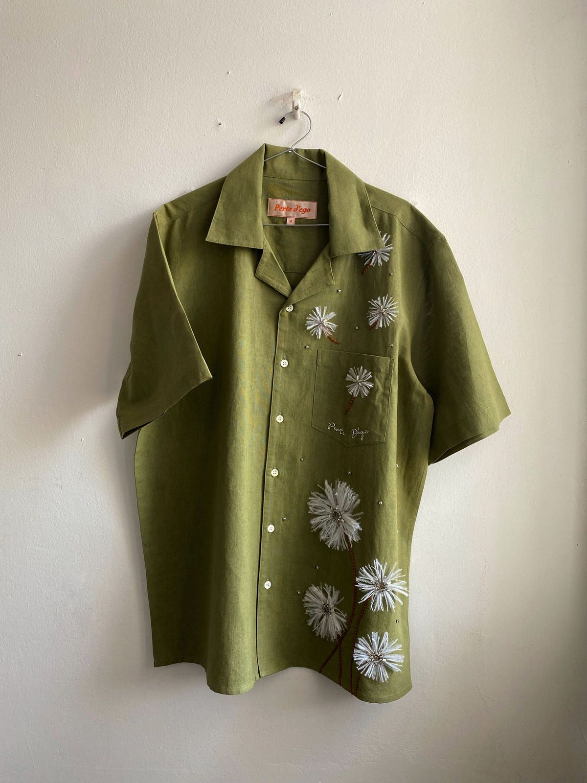 "Le dandelions" hand embroidered Shirt - image 6
