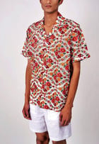 Vintage Floral embroidered shirt view 1