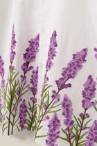 "Le Lavender" embroidered Shirt-Ivory view 2