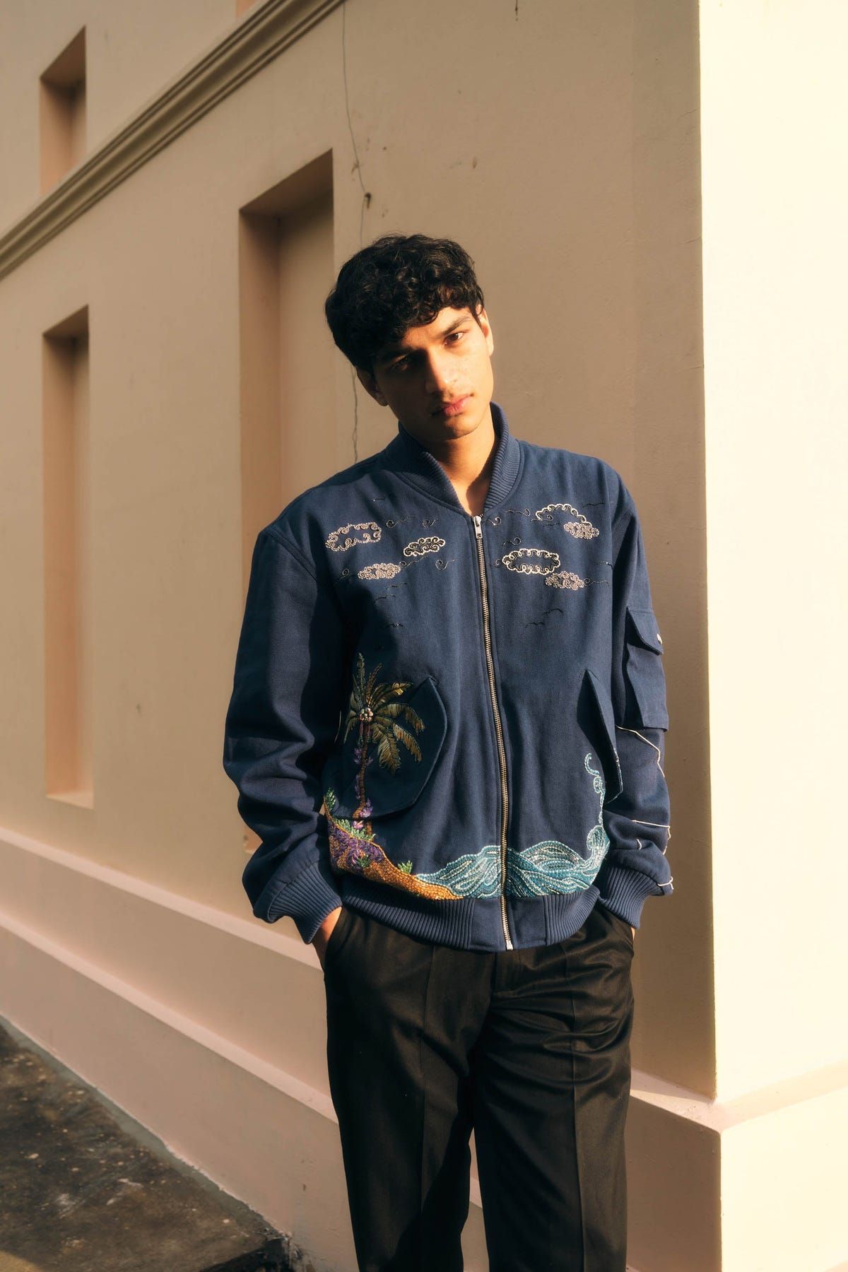 "Le Marin" hand embroidered jacket - image 1