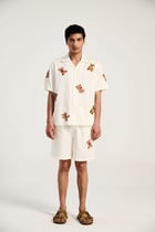 "Le Teddy" embroidered Shirt view 1