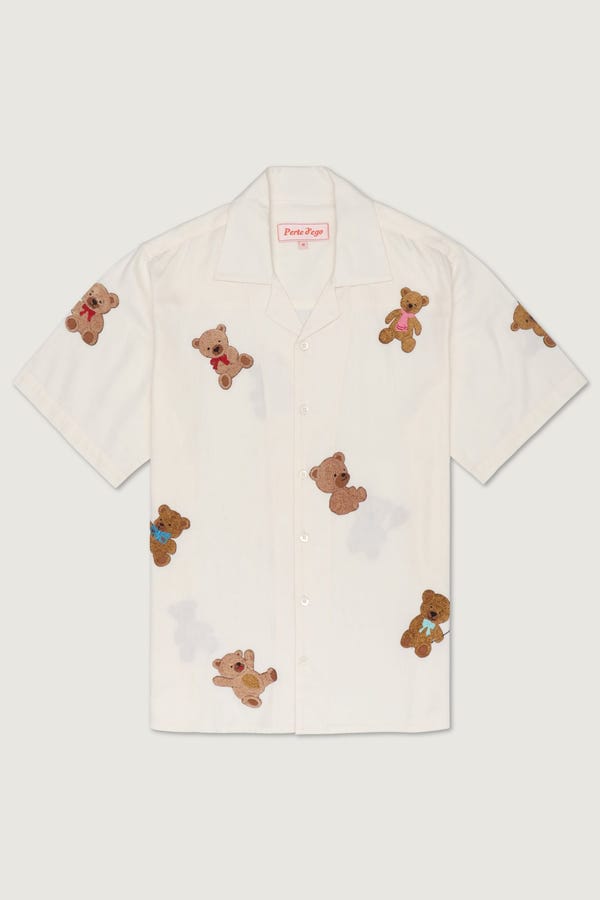 Perte D'ego — "Le Teddy" embroidered Shirt