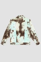 Choco mint Corduroy trucker jacket view 2
