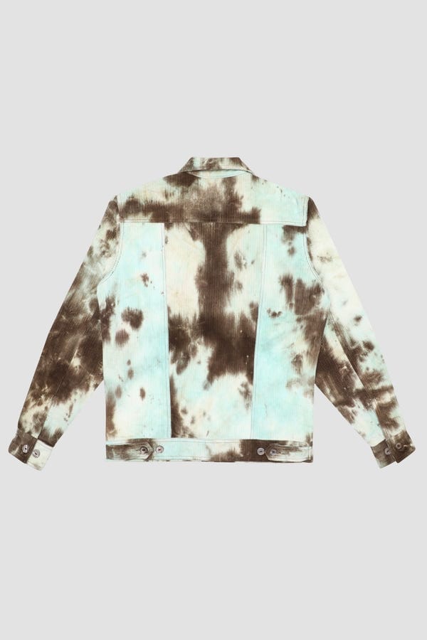 Perte D'ego — Choco mint Corduroy trucker jacket