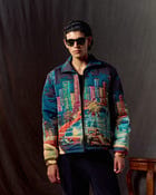"Grand Prix" quilted jacket view 1