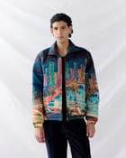"Grand Prix" quilted jacket view 3