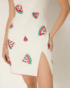 WATERMELON SLIP DRESS view 3