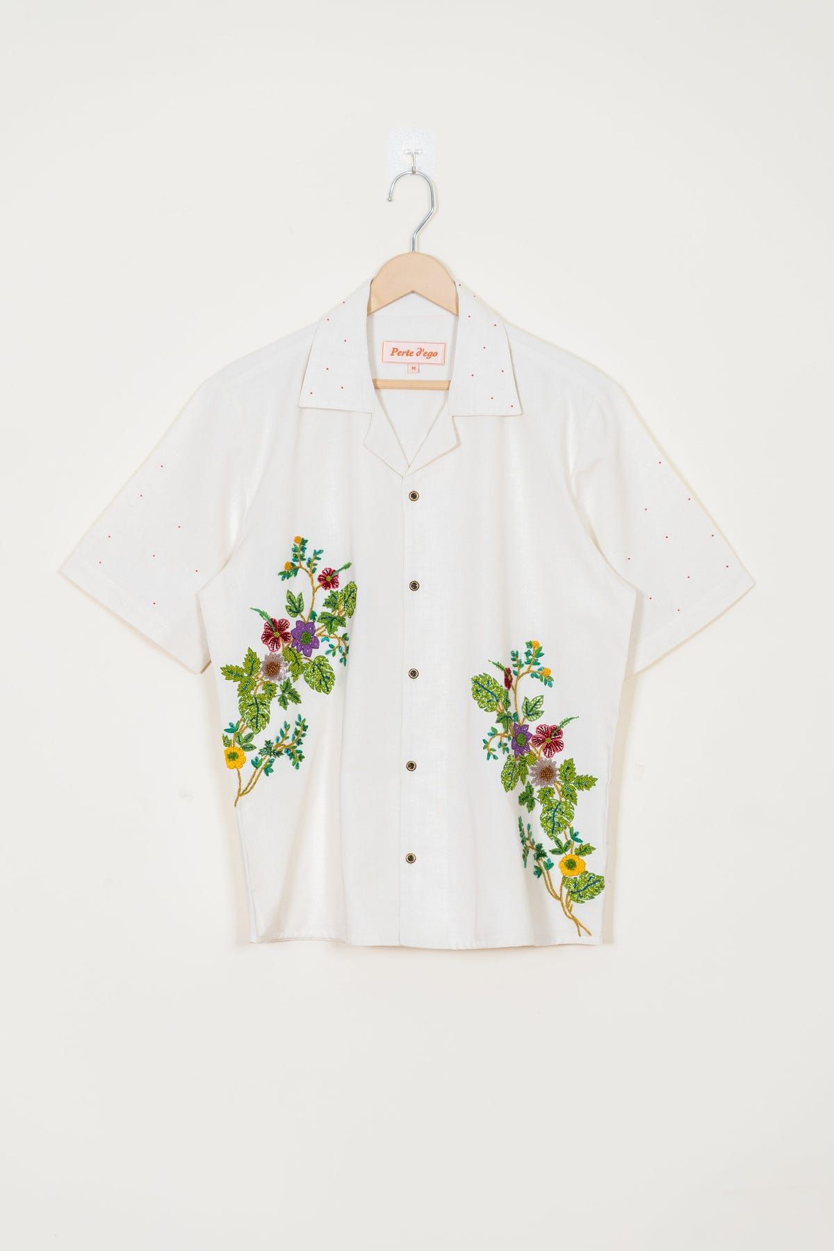 "Spring bloom" hand embroidered shirt - image 1