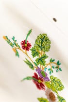 "Spring bloom" hand embroidered shirt view 2