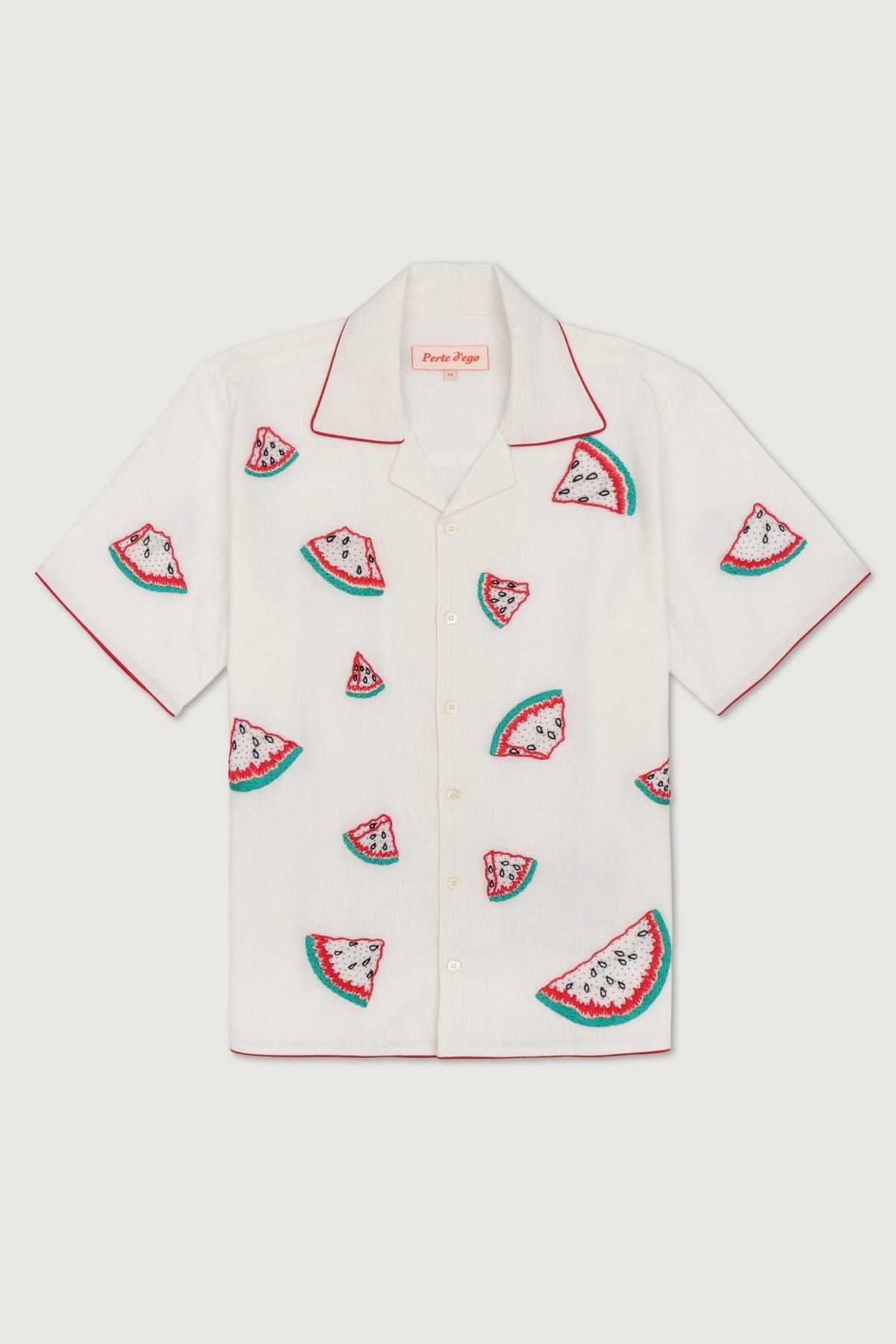 Hand embroidered watermelon Shirt - image 1