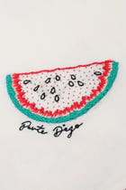 Hand embroidered watermelon Shirt view 2