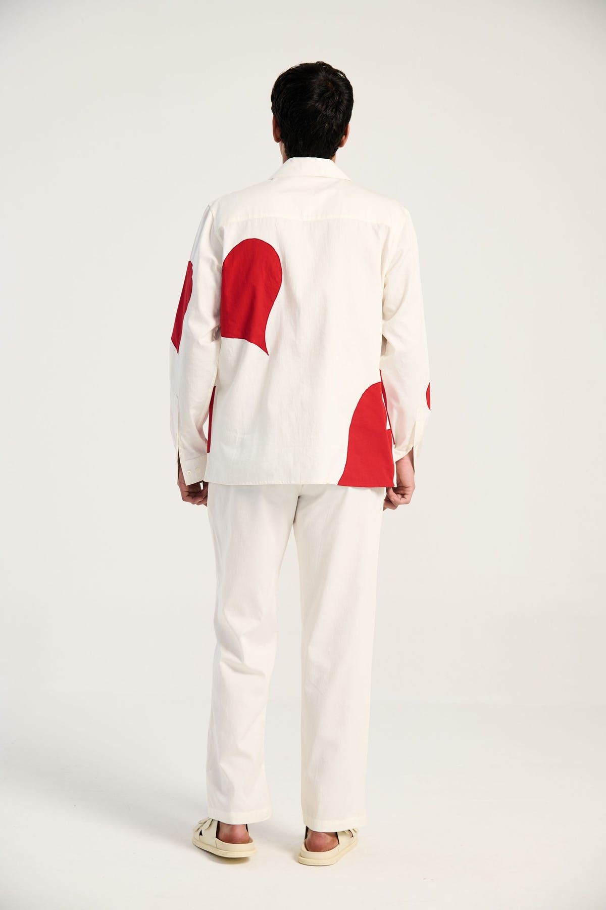 Hearts appliqué full sleeves shirt - image 3
