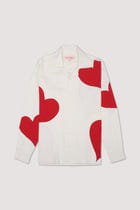 Hearts appliqué full sleeves shirt view 6