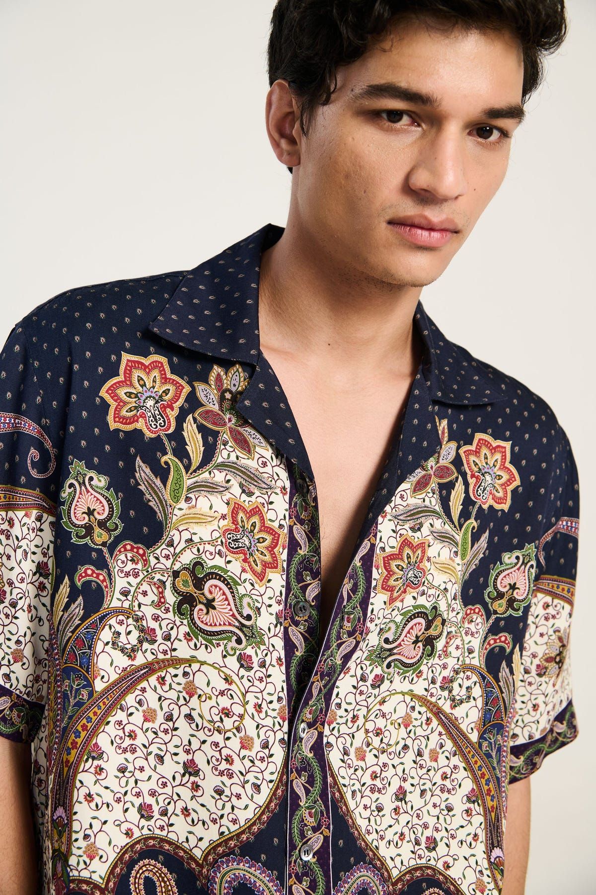 Midnight paisley shirt - image 3