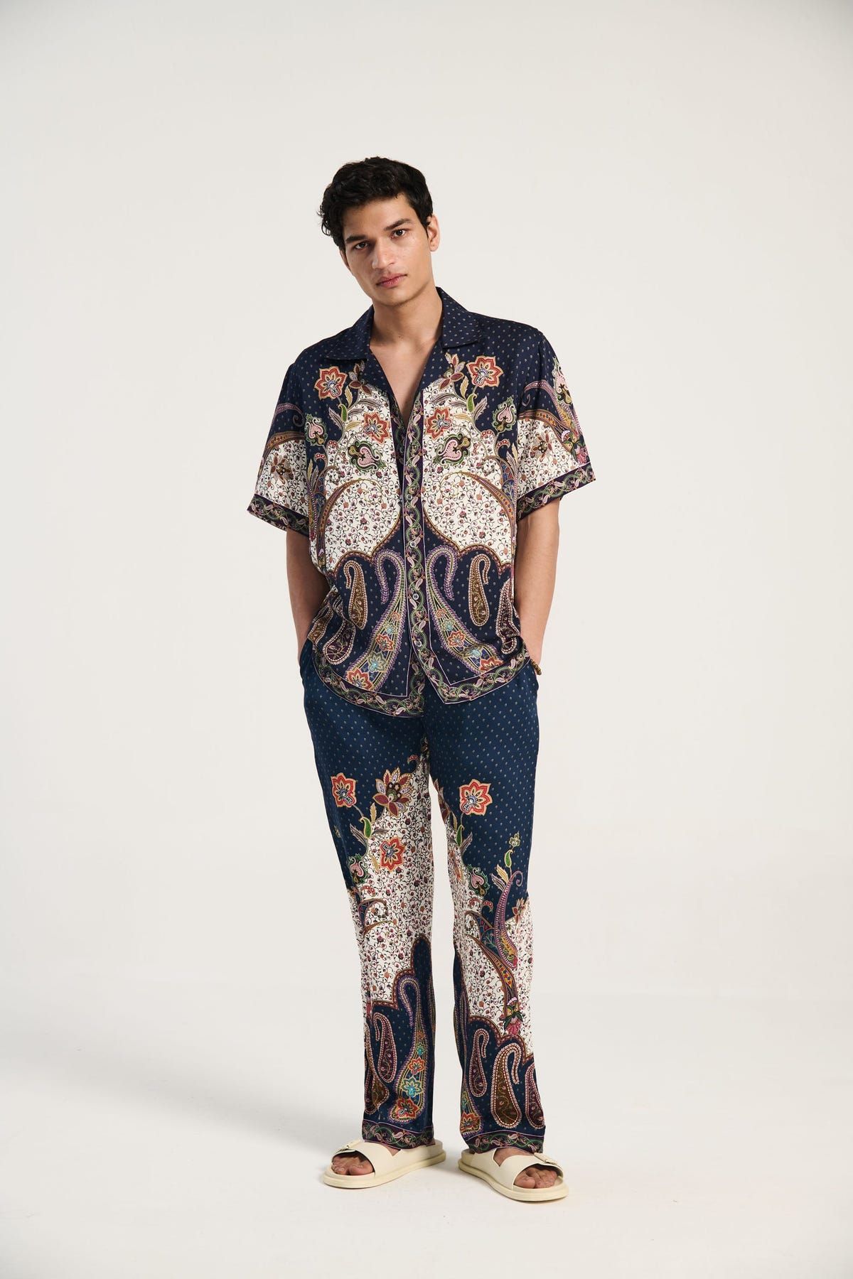 Midnight paisley shirt - image 5