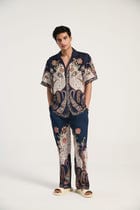 Midnight paisley shirt view 5