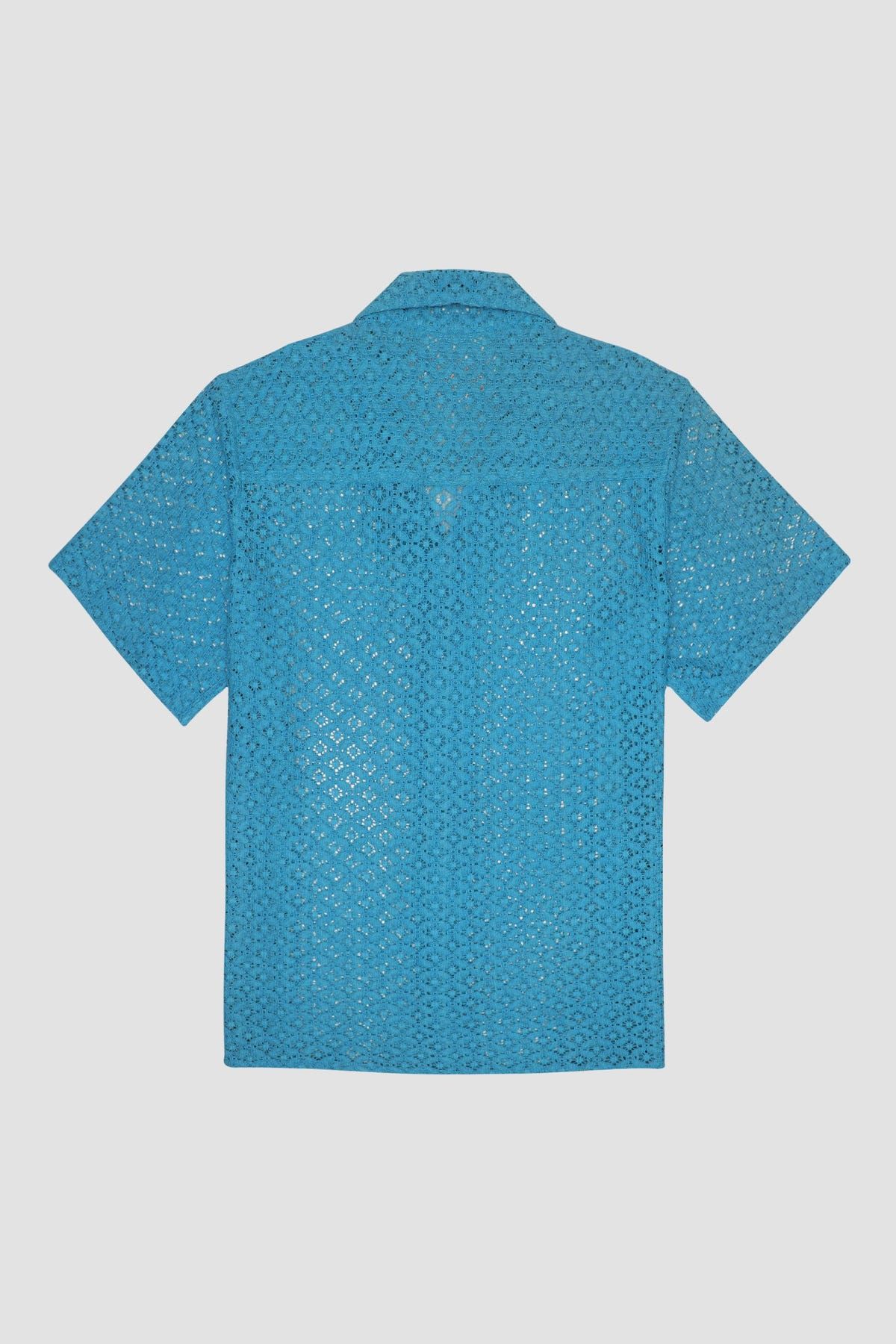 Sky blue lace shirt - image 2