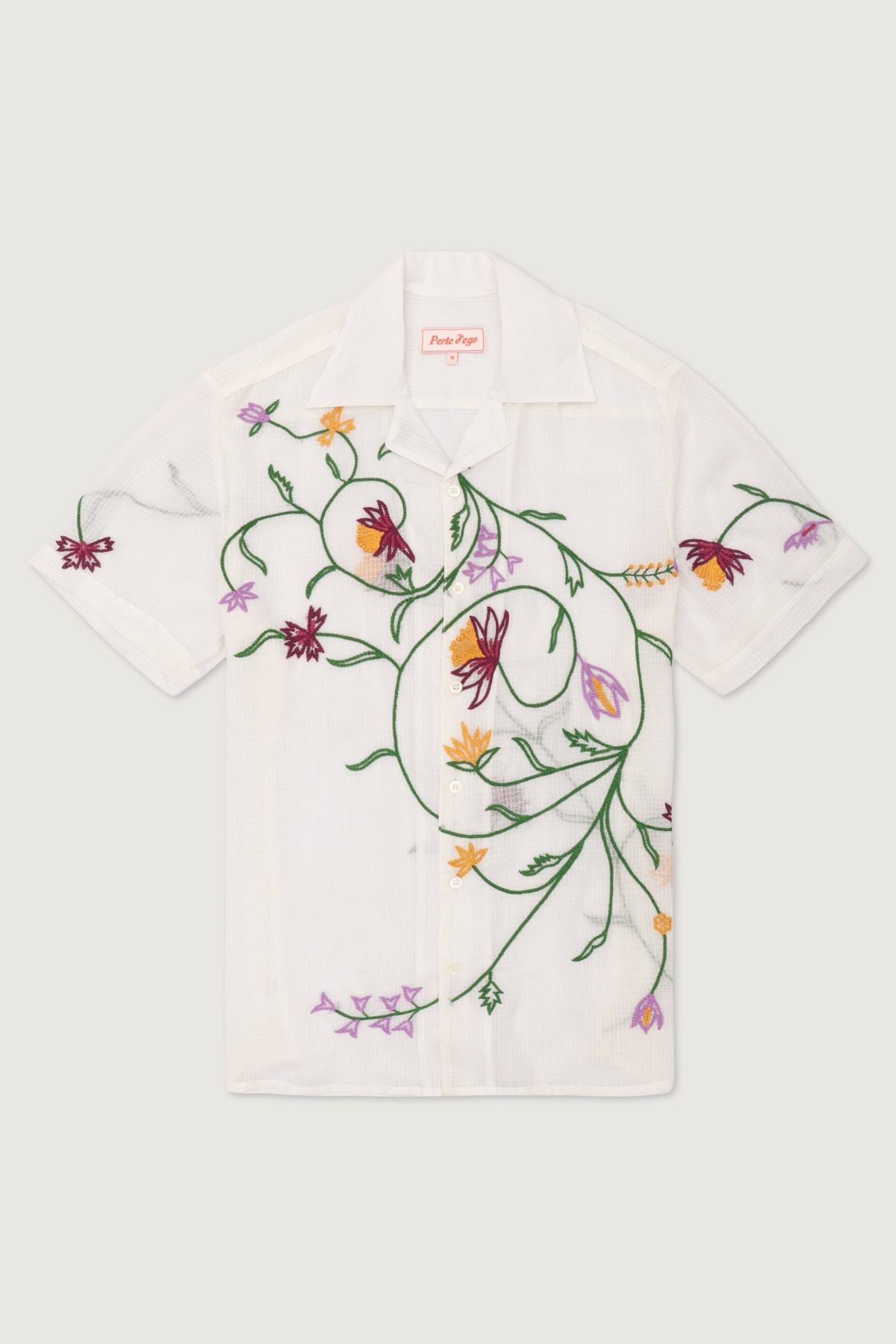 "Le Seychelles" hand embroidered shirt - image 1