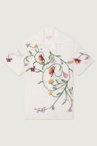 "Le Seychelles" hand embroidered shirt view 1