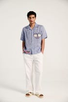 "Nice guy" hand embroidered shirt view 1