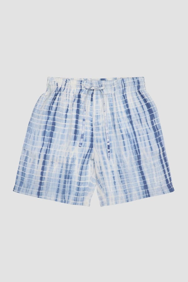 Perte D'ego — Blue shibori shorts