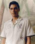 "Bird Journal" embroidered shirt view 5
