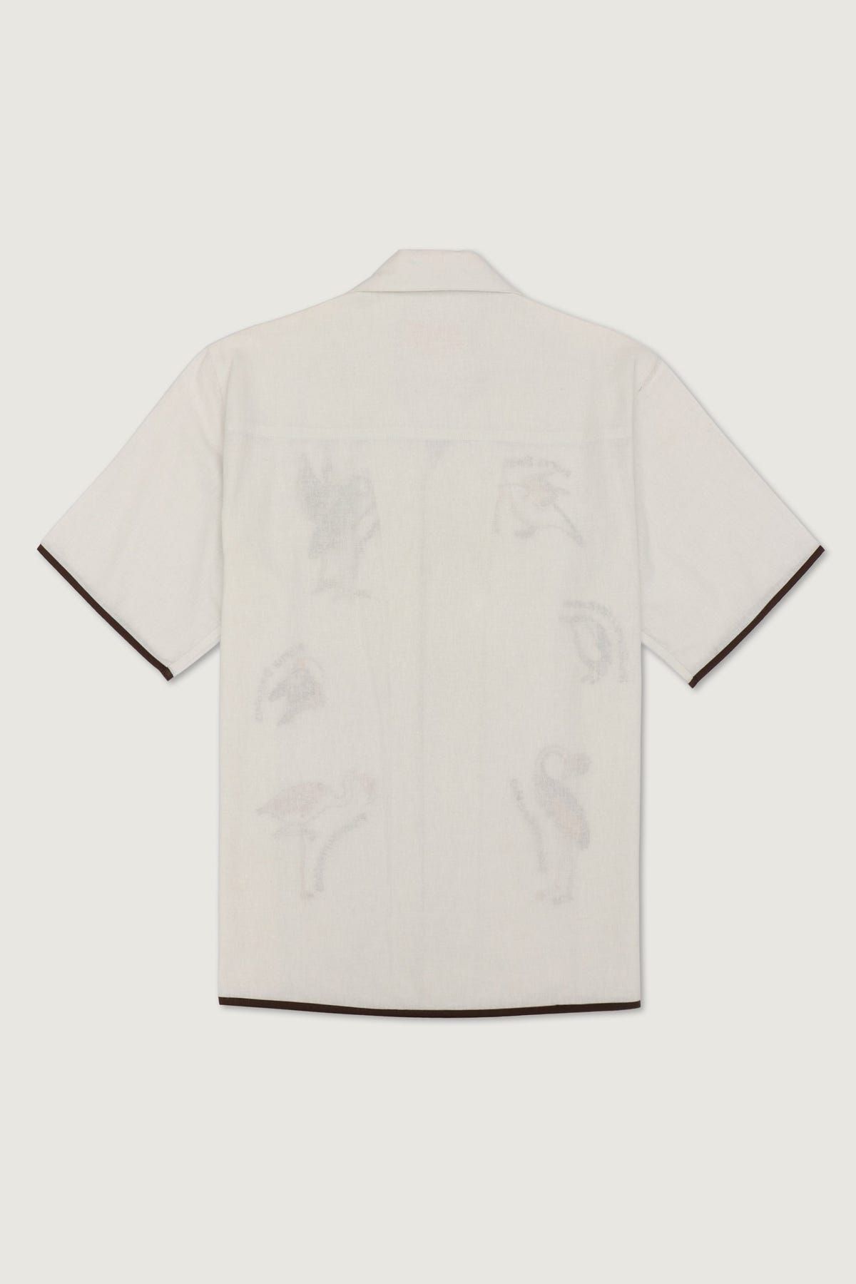 "Bird Journal" embroidered shirt - image 7