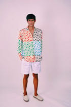 Floral multicolor shirt view 2