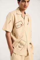 "Letters for my lover" hand embroidered shirt view 2