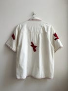 "Lovebirds" hand embroidered Shirt view 4