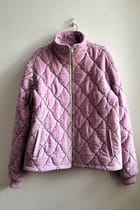 "Pink city" quilted jacket view 2
