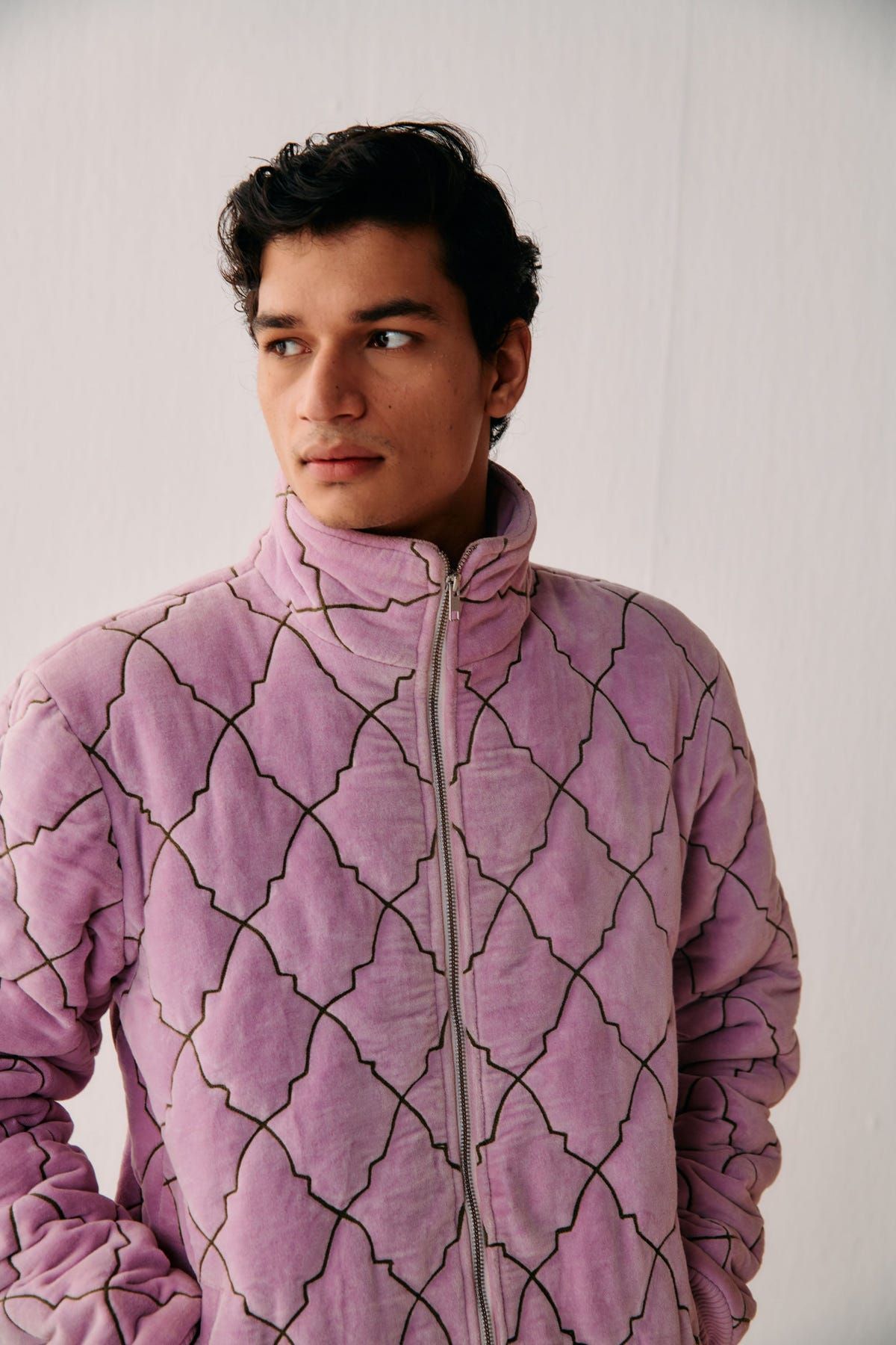 "Pink city" quilted jacket - image 5
