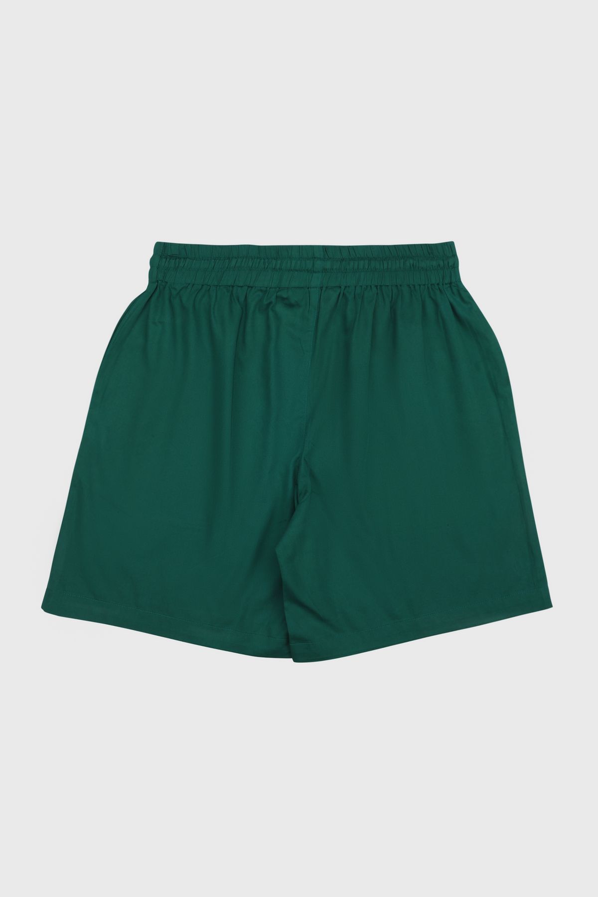Green appliqué artwork shorts - image 2
