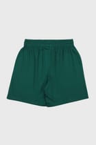 Green appliqué artwork shorts view 2