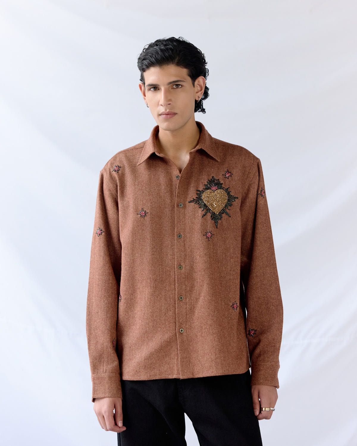 Sacred Heart wool shirt - image 1