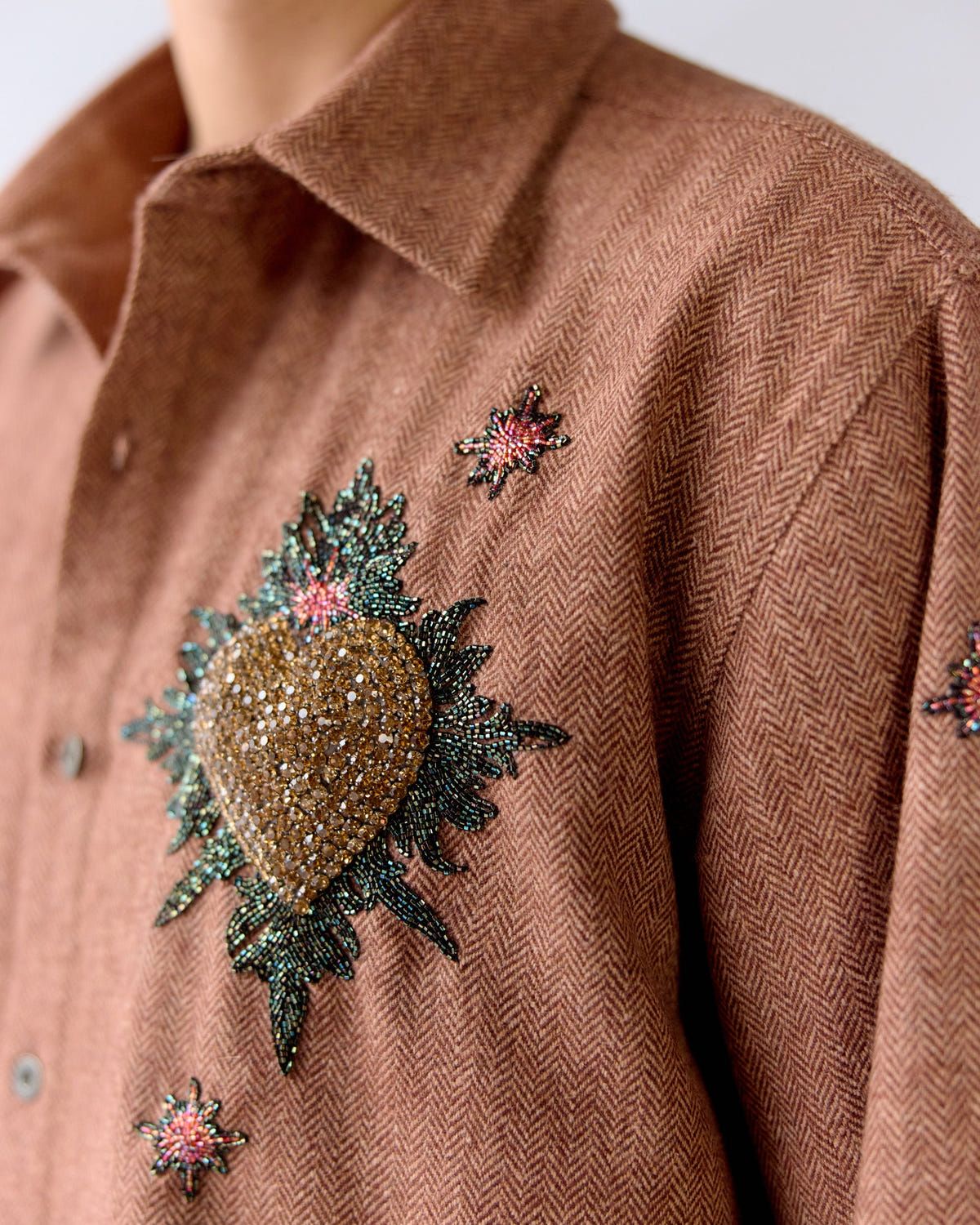 Sacred Heart wool shirt - image 2