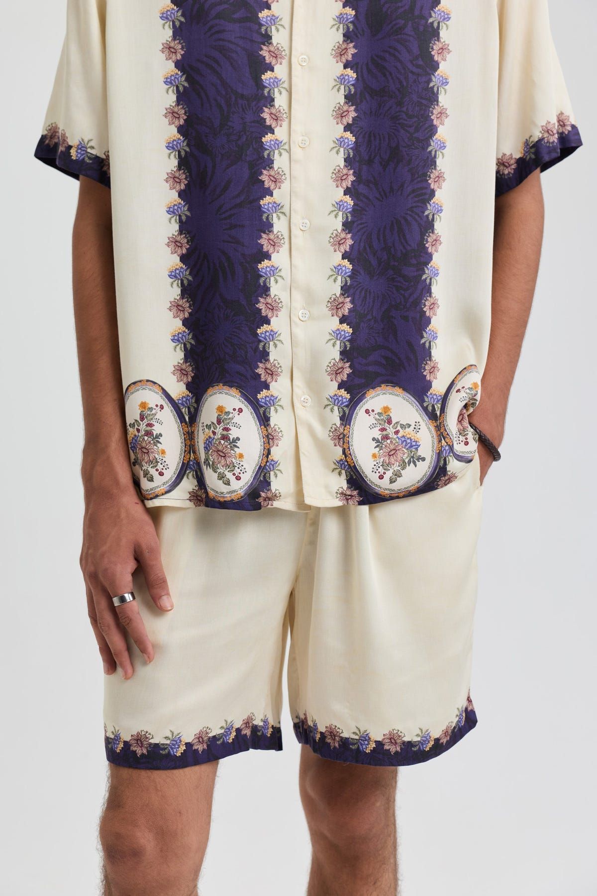 Rococo Medallion Shorts - image 2