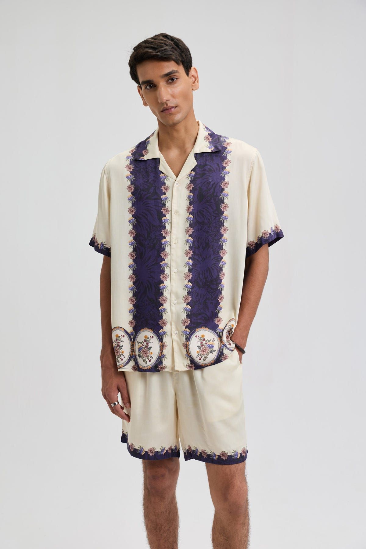 Rococo Medallion Shorts - image 4