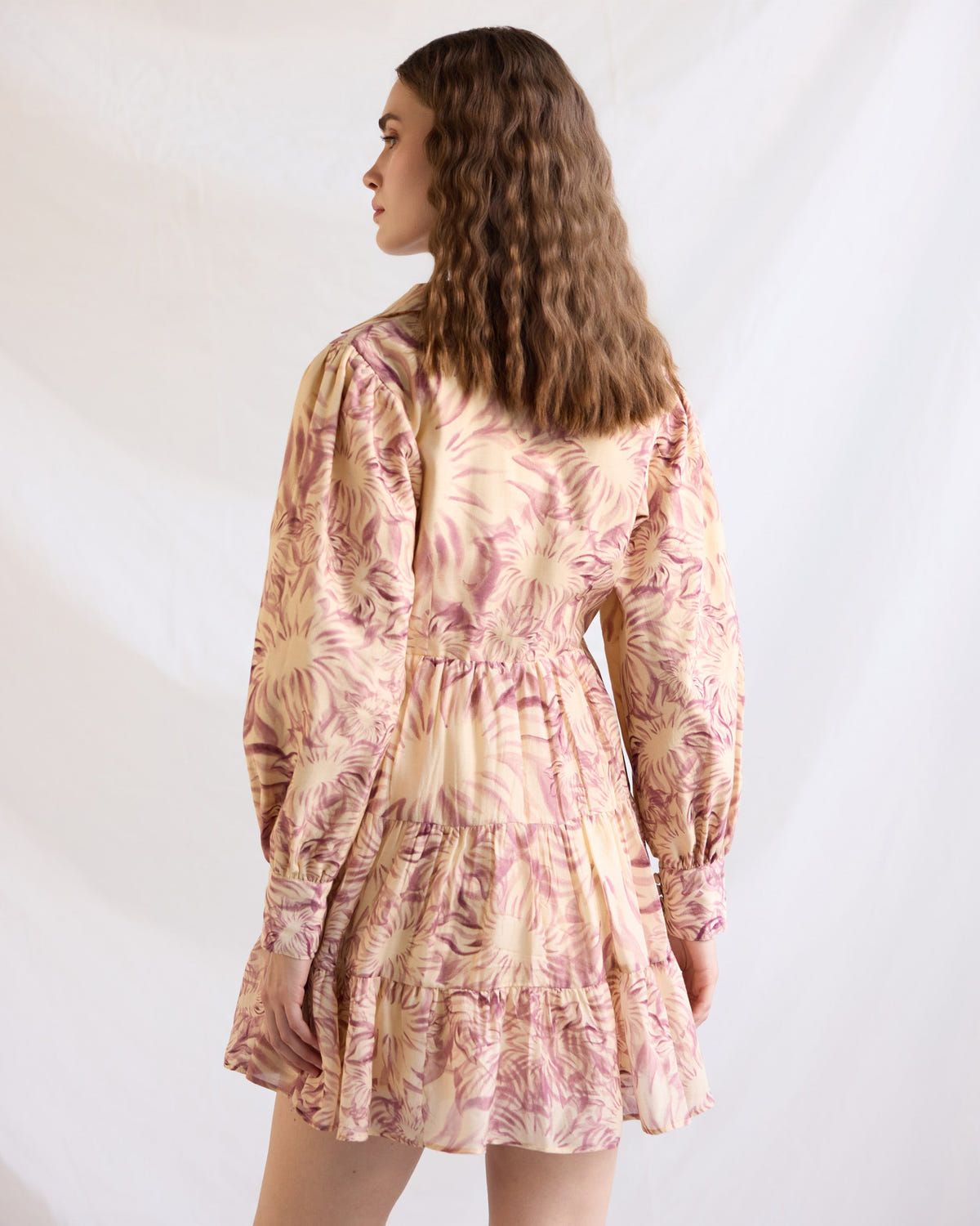 Lavender floral knot dress - image 4