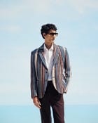 "Le Trinidad Tides" textured Blazer view 1