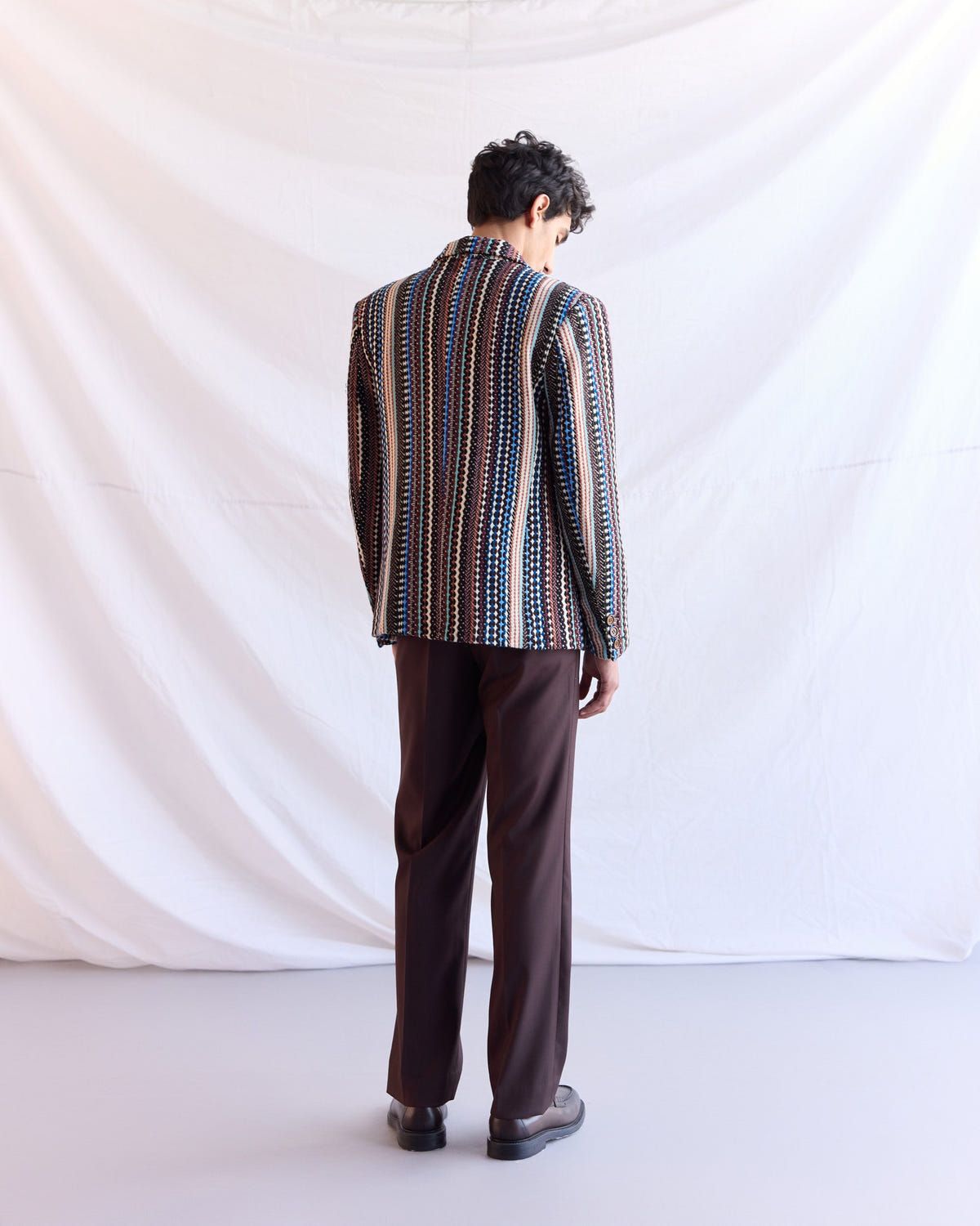 "Le Trinidad Tides" textured Blazer - image 5