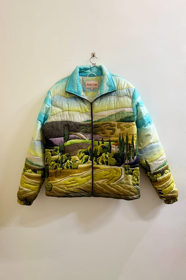 Perte D'ego — "Afternoon in Tuscany" quilted jacket