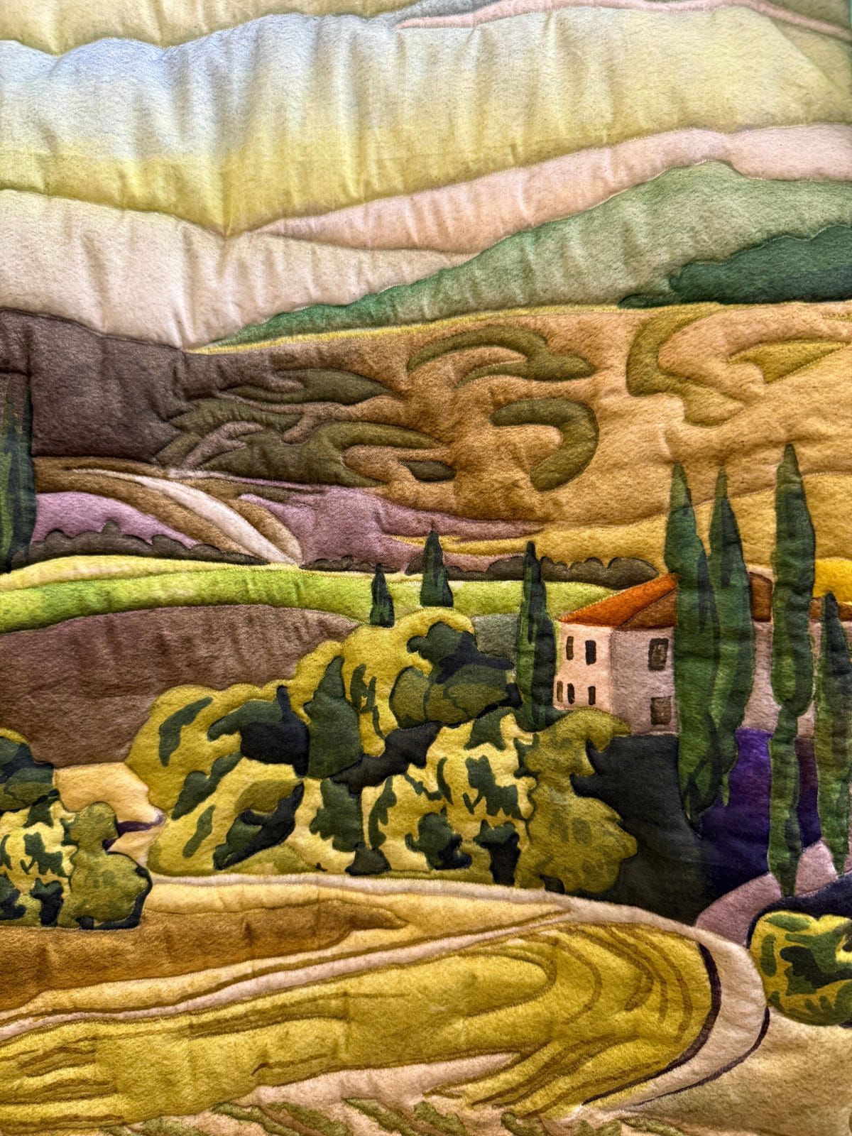 "Afternoon in Tuscany" quilted jacket - image 3