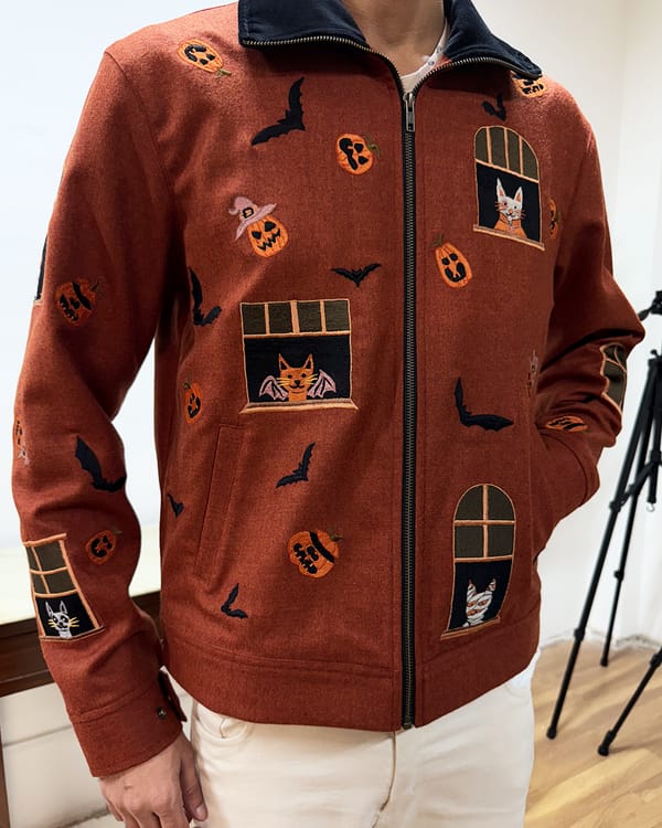 Perte D'ego — Whiskers in the Window wool jacket