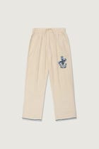 "Le adventure" hand embroidered lounge pants view 1