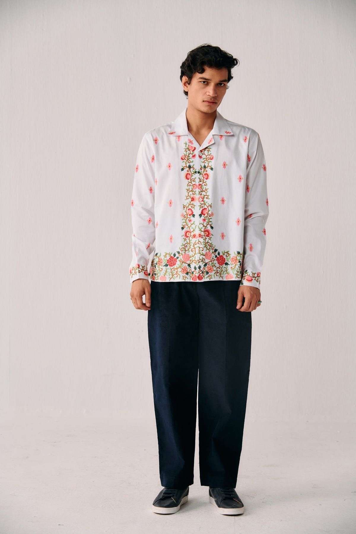 Giardino embroidered shirt - image 1