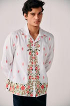 Giardino embroidered shirt view 2