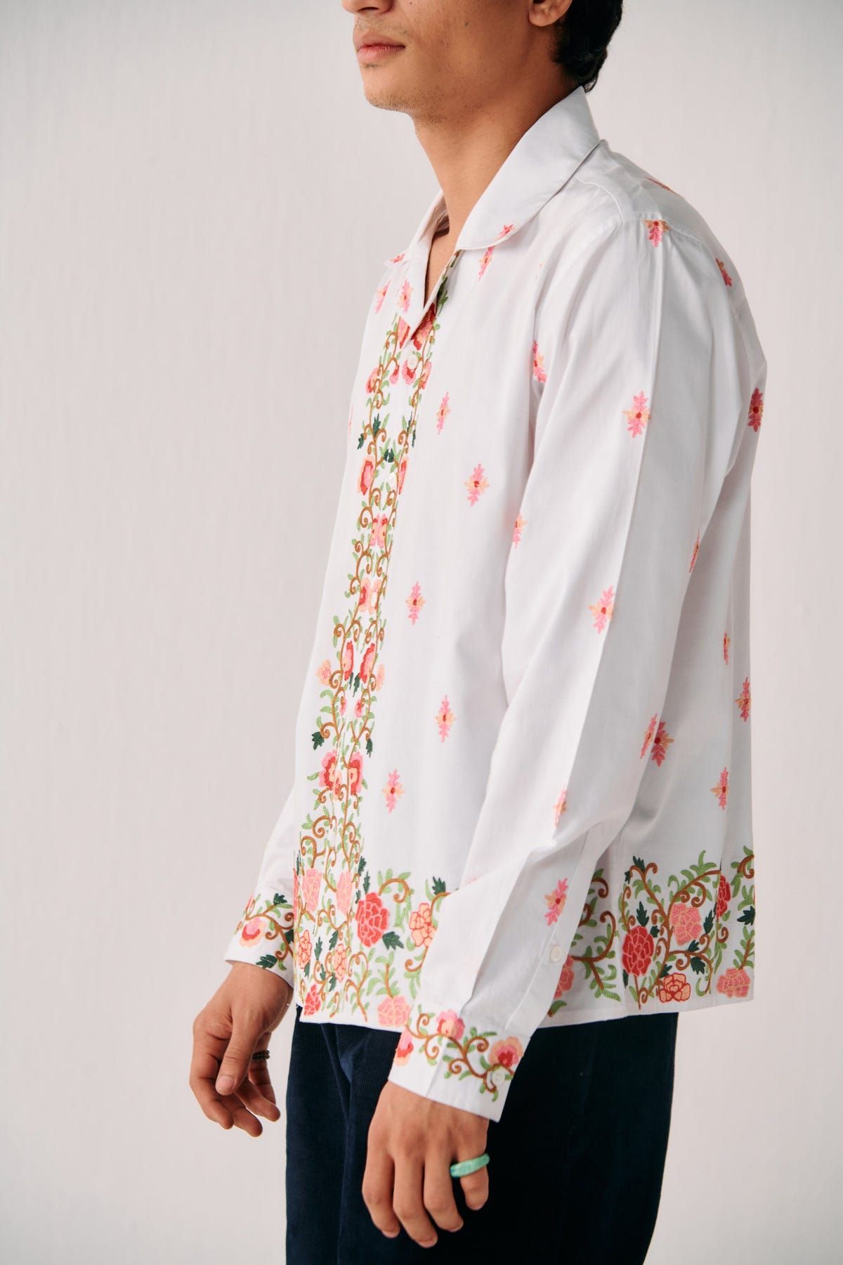 Giardino embroidered shirt - image 4