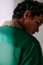 "Les feuilles" Cutwork shirt view 3