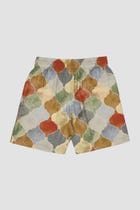 Tiles print shorts view 2